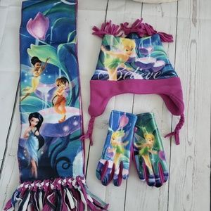 SM Disney scarf hat glove set
